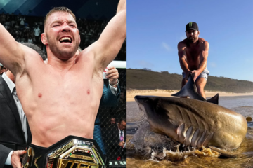 Un campeón de la UFC aparece ‘entrenando’ con un tiburón