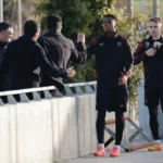 Primer entrenamiento del Sevilla sin Jesús Navas