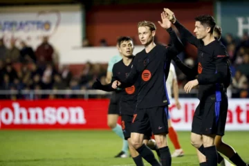 El Barça sin VAR arrasa al Barbastro