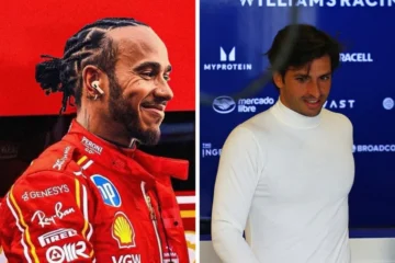 Cambio de vida en la F1: Carlos Sainz, en Williams, Hamilton, en Ferrari