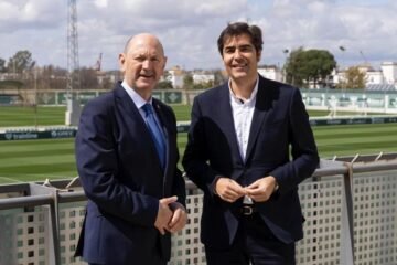 Visita institucional de Rafael Louzán al Betis