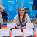 María Pérez Perales presentó Maresía. Bajo un cielo rosicler en Sant Jordi 2025 con la Editorial Letrame