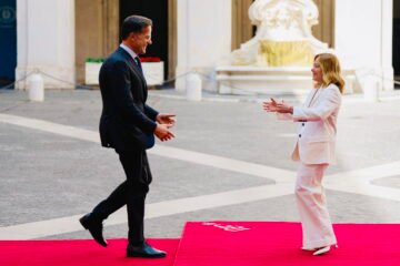 Rutte viaja a Roma para abordar con Meloni «los gastos para la seguridad colectiva»