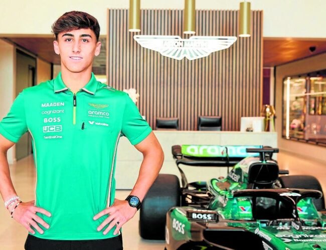 El ilerdense Mari Boya, el primer canterano de Aston Martin