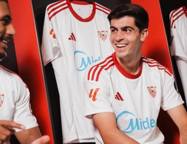 Así es la primera equipación oficial del Sevilla FC con Adidas para la temporada 25-26