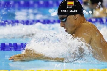 Carles Coll, séptimo en la final de 200 braza