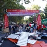 Dos detenidos y 22 policías heridos, el balance de un escenario dantesco y desolado