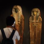 Drones, música y desfiles de figurantes para celebrar la inauguración del Gran Museo de Egipto