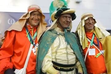 Catalán y Alarcón, beduinos en el cortejo del Heraldo de Los Remedios