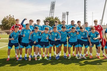 El exsevillista Alexis Ciria brilla con la sub 18