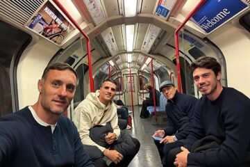 Matías Almeyda reaparece con parte de su cuerpo técnico en Londres