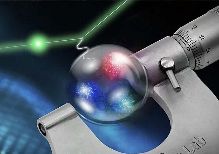 Calculan, por fin, el tamaño real de un protón, y es más pequeño de lo que se creía