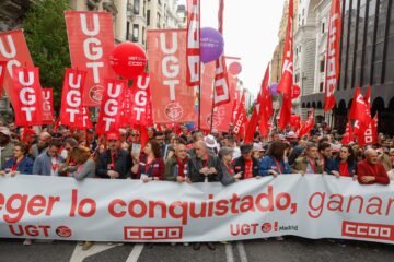 CC OO y UGT celebrarán el acto central del Primero de Mayo en Málaga a dos semanas de las elecciones andaluzas