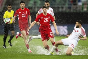 Titularidad para Vargas y media hora de Sow en el triunfo de Suiza ante Jordania (4-1)