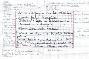Qué apuntó Leire Díez en sus cuadernos: contactos, objetivos y “asuntos abiertos”