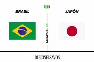 Estadísticas del Brasil – Japón de los dieciseisavos de final del Mundial 2026