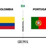 Colombia – Portugal, en directo: sigue el resultado, ganador y goles del partido del Mundial 2026 hoy, en vivo