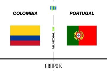 Colombia – Portugal, en directo: sigue el resultado, ganador y goles del partido del Mundial 2026 hoy, en vivo