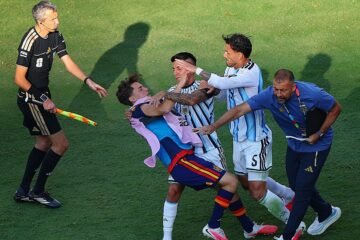 Paredes, Molina, Almada, Ayala y Gavi, los investigados por la pelea de la final del Mundial