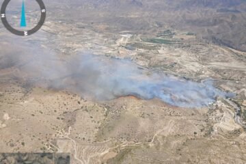 Mueren al menos 12 personas en el incendio de Los Gallardos, en Almería