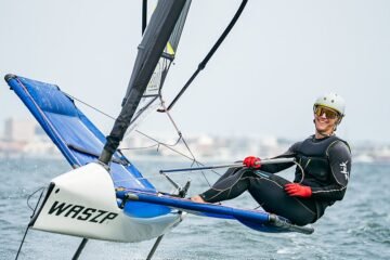 El valenciano Antonio Gasperini conquista el Campeonato de España de WASZP
