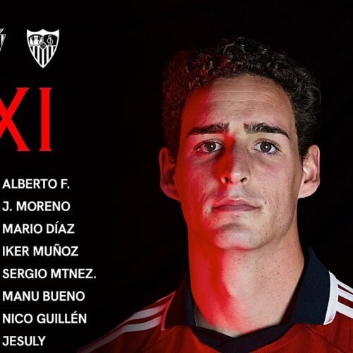 Sevilla FC: García Plaza sale con 11 canteranos contra el Córdoba CF