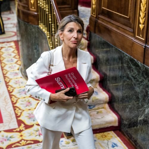 Yolanda Díaz asegura que el refuerzo del registro horario está “prácticamente listo” a una semana de que venza el ultimátum sindical