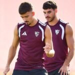 Kike Salas y Marcao vuelven a trabajar con el grupo en la penúltima sesión antes de recibir al Ceuta