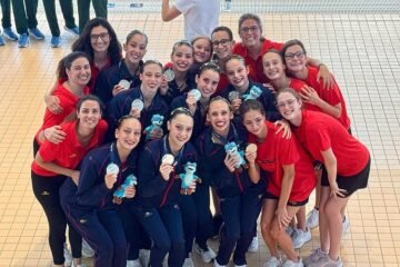 Tres medallas de plata para el Club Natación Sincro Sevilla en el Europeo juvenil con España