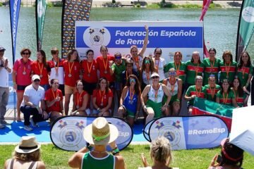 El Club Náutico Sevilla domina el medallero del Campeonato de España de remo alevín, infantil y veterano