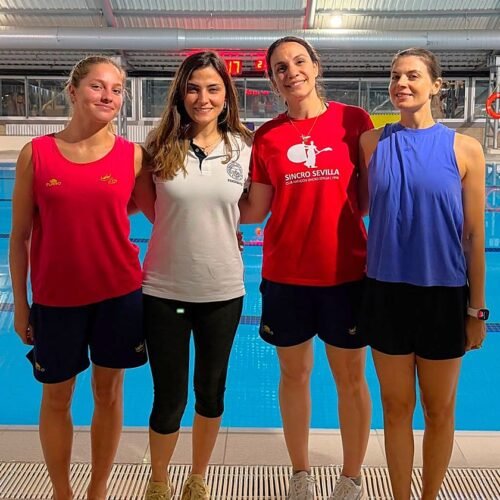 El Club Natación Sincro Sevilla exporta su talento técnico a la selección de Turquía