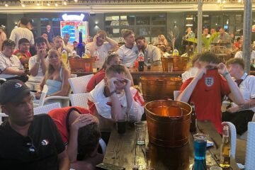 Funeral británico en Magaluf
