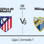 Estadísticas del Atlético de Madrid – Málaga de la primera jornada de Liga
