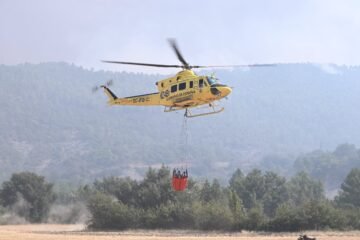 Más de dos mil horas de vuelo: Aragón, la región peor dotada contra incendios, es también la que pide más apoyo de las aeronaves estatales