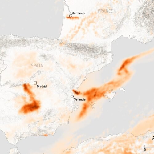 Los incendios de esta semana han emitido ya tanto CO₂ como 660 empresas cerámicas en un año