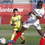 Ibra Sow, el gigantón que impactó en LaLiga Promises, ya marca con el Sevilla de García Plaza