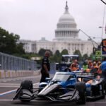 Patriotismo a todo gas: Trump convierte el centro de Washington en un circuito de la Indycar