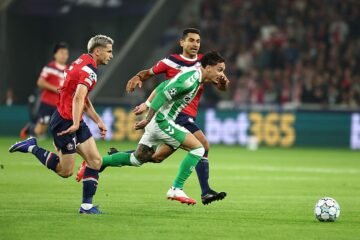 Lille – Betis, las estadísticas del partido