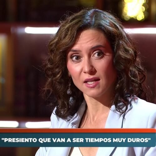 Ayuso da un récord histórico de audiencia a ‘Horizonte’ en una noche en que ‘La revuelta’ venció a ‘El hormiguero’ 
