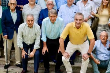 Cousillas, en el homenaje de los béticos veteranos: «Yo llegué aquí como un profesional y el día que me vaya me iré como un bético más»
