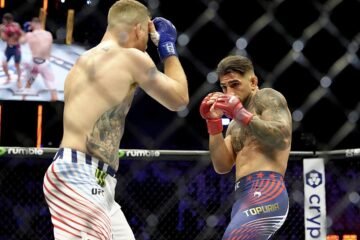 Justin Gaethje cambia el discurso de su victoria con Ilia Topuria: «No se rindió…»
