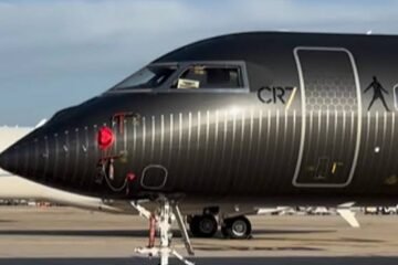 Locura mundial por el vuelo nocturno de Cristiano: los detalles del viaje relámpago del astro portugués en su lujoso avión privado